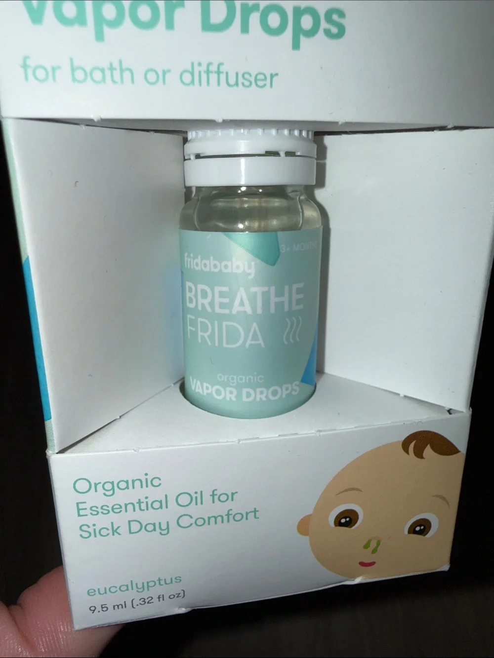 FridaBaby Vapor Drops Eucalyptus - Kids Bath & Diffuser Relief